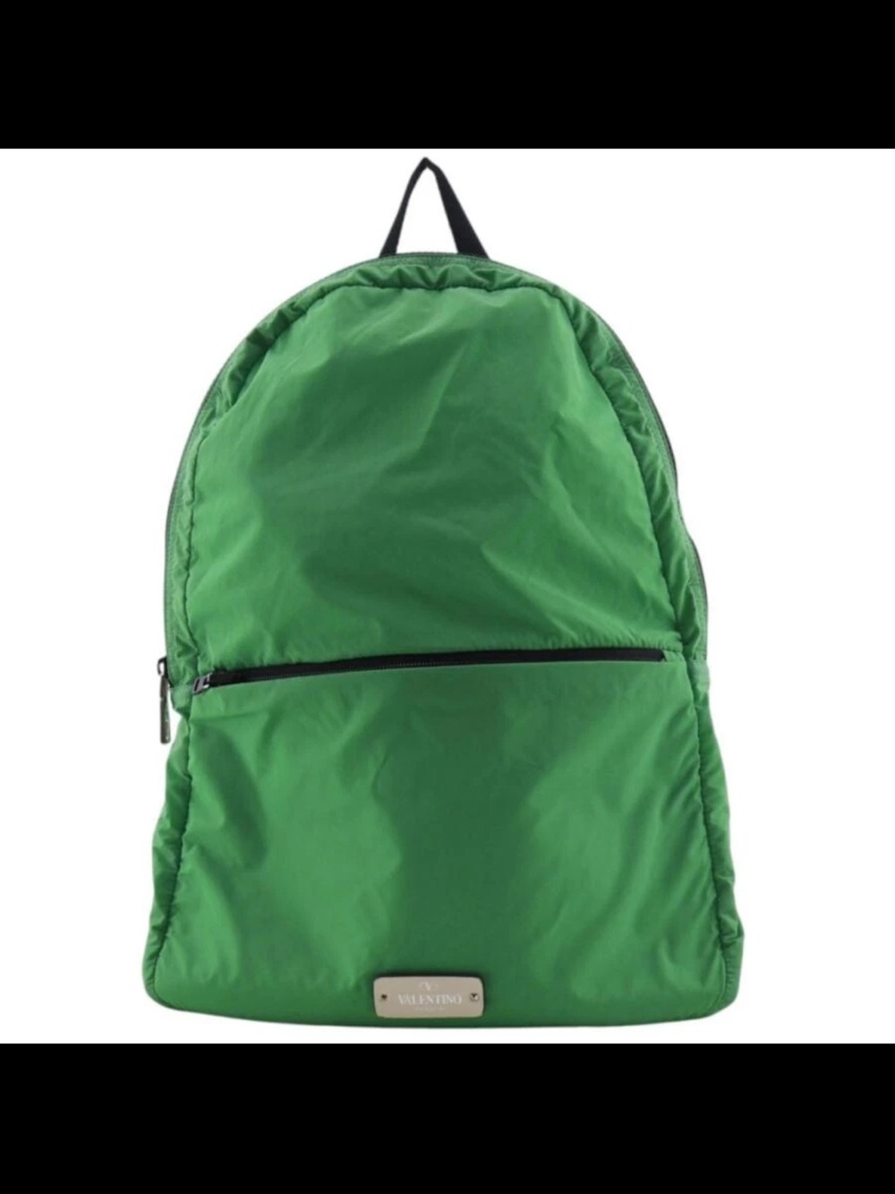 Valentino Garavani Green Nylon Backpack